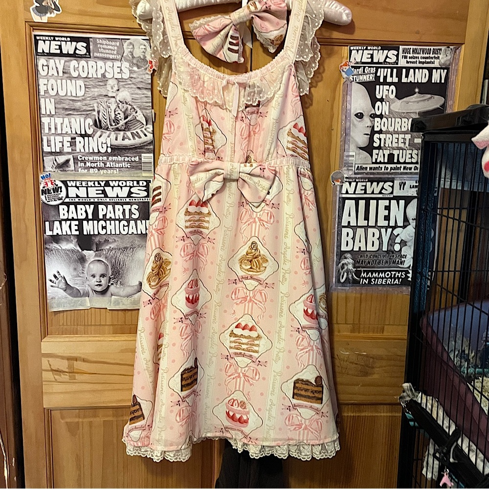 Angelic Pretty Petit Patisserie Jsk with Headbow Egl Lolita